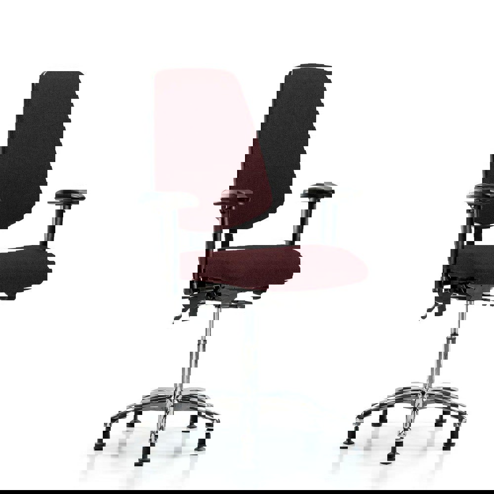 Task Chair: Olefin, Burgundy